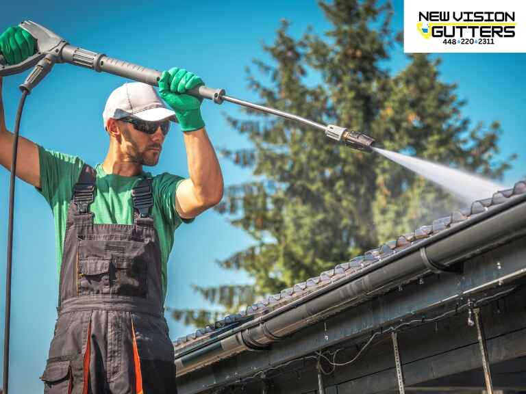 New Vison Gutters tools for gutter cleaning